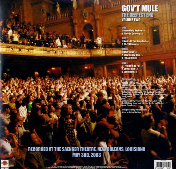 Gov't Mule - The Deepest End Vol.2 (Blue Vinyl 2LP)  - (Vinyl)