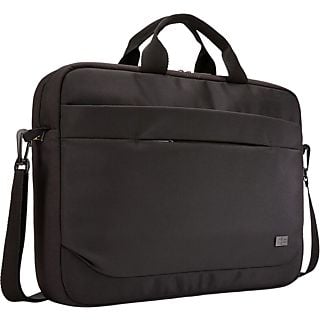 Maletín para portátil - Case Logic Advantage para portátiles de 15.6", Bolsillo para tablet 10.1", Negro