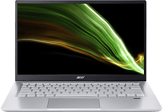 ACER Swift SF314-43-R27A, Notebook mit 14 Zoll Display, AMD Ryzen™ 5 Prozessor, 8 GB RAM, 256 GB SSD, AMD Radeon Graphics, Silber