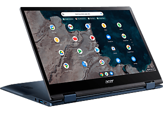 ACER Chromebook CP513-1HL-S0EF, Convertible mit 13,3 Zoll Display Touchscreen, Qualcomm Kryo Prozessor, 8 GB RAM, 128 GB eMMC, Qualcomm Adreno 618, Blau