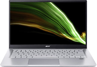 ACER Swift 3 (SF314-43-R27A) mit Tastaturbeleuchtung, Notebook mit 14 Zoll Display, AMD Ryzen™ 5 Prozessor, 16 GB RAM, 1 TB SSD, AMD Radeon Grafik, Silber