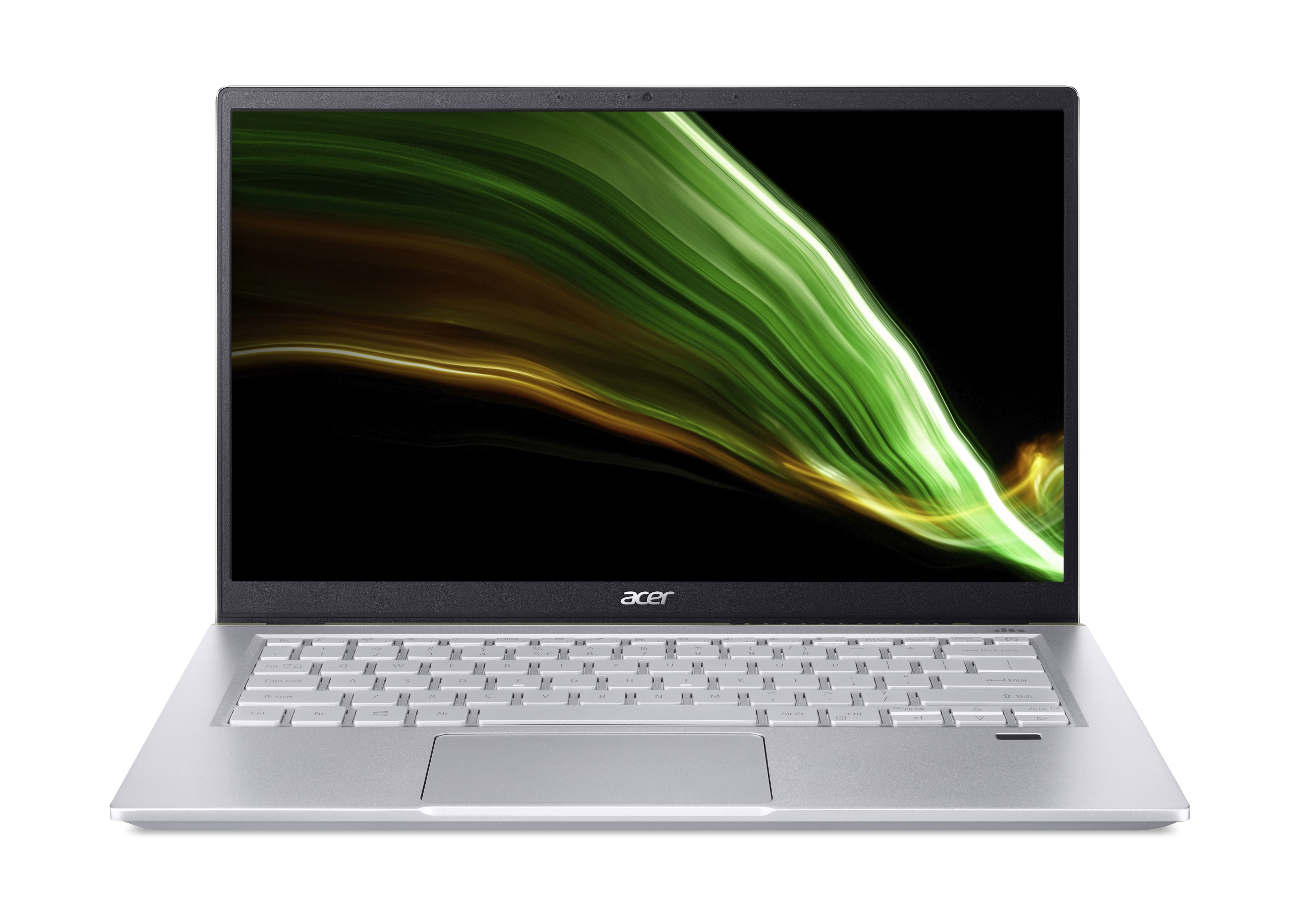 Notebook, X Bit) ACER Zoll 5 Display, (SFX14-41G-R7FR) 14 (64 Windows RTX™ Ryzen™ GeForce GB Tastaturbeleuchtung, Gold/Silber 16 3050, Swift NVIDIA, GB mit Home mit Prozessor, 11 AMD RAM, 512 SSD,