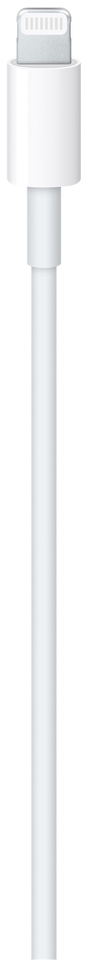 White Lightning to USB cable. The cable has a white connector on each end.