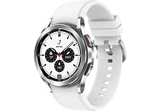SAMSUNG Galaxy Watch4 Classic eSim okosóra, 42 mm, ezüst (SM-R885FZSAEUE)