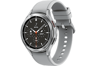 SAMSUNG Galaxy Watch4 Classic eSim okosóra, 46 mm, ezüst (SM-R895FZSAEUE)