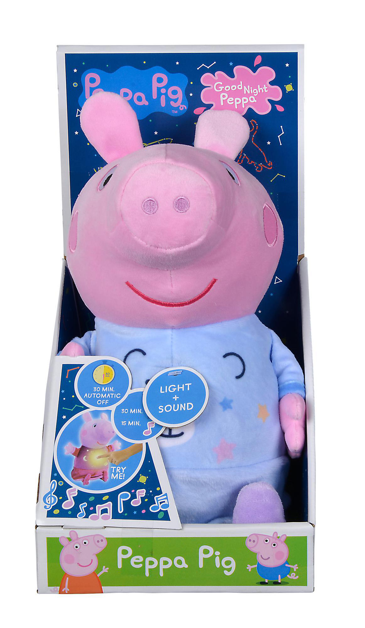 SIMBA TOYS Peppa Pig Plüsch Plüschtier Gute Blau Nacht Blau Plüsch