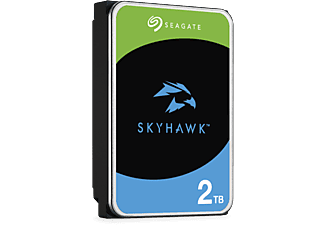 SEAGATE 2TB Festplatte SkyHawk HDD, 180TB/Jahr WB, SMR, 180MB/s, 3.5 Zoll, SATA, 256MB Cache