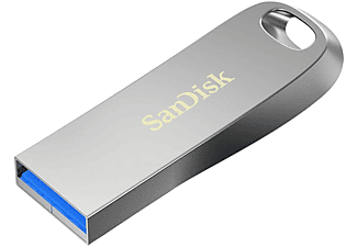 Memoria USB 128 GB - SanDisk Ultra Luxe, USB 3.1, 150 MB/s, Protección por Contraseña, SecureAccess®, Plata