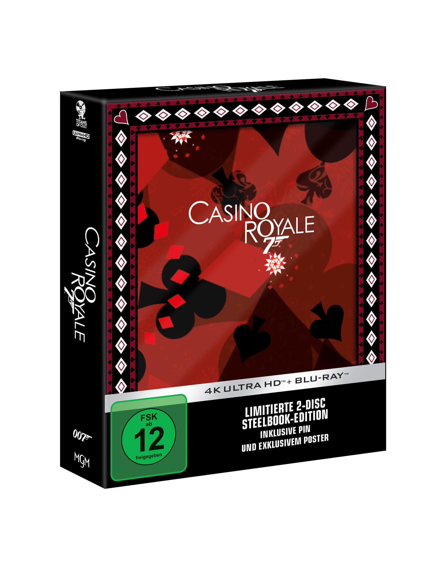 James Bond 007 - Casino Royale Steelbook [4K Ultra HD Blu-ray + Blu-ray]