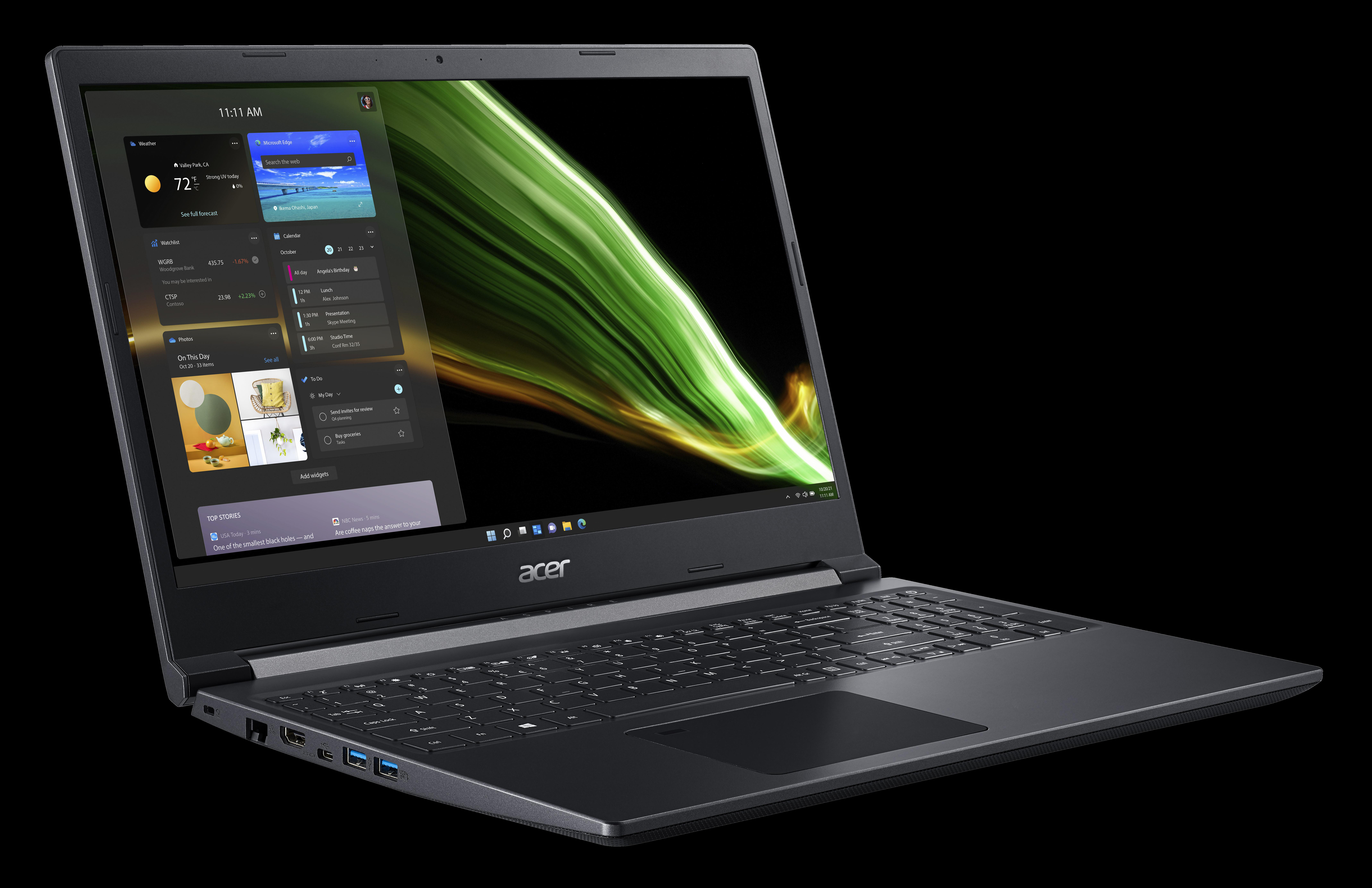 ACER Aspire 7 (A715-42G-R9TC) - 15,6 Zoll - AMD Ryzen™ 5 5500U  - 8 GB - 512 GB - NVIDIA GeForce® GTX 1650 - Windows 11 Home