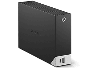 SEAGATE 8TB Festplatte One Touch Hub mit Rescue, HDD, Extern, USB-C/A/Micro-B, Schwarz