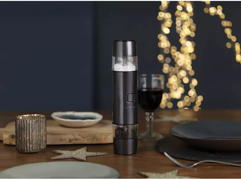 CUISINART SG6BE Elektromos só és borsőrlő, töltőállvánnyal, kék