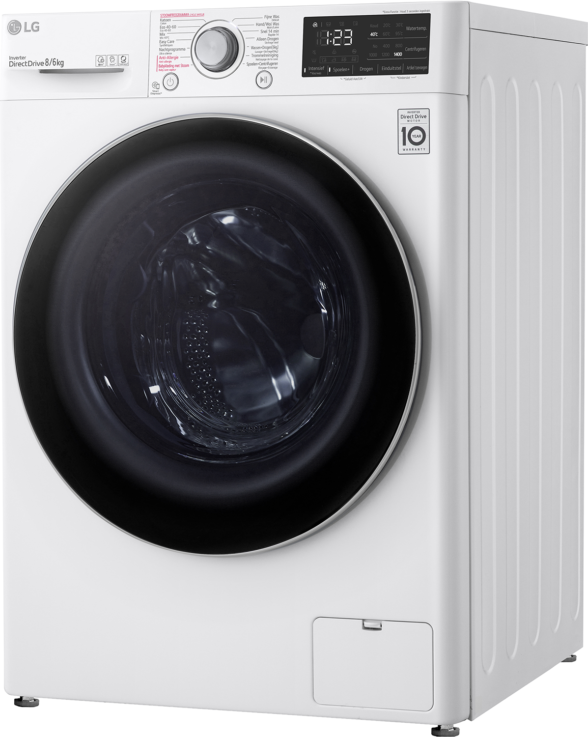 LG F4DV308S1E Was-droogcombinatie