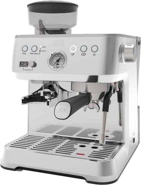 SOLIS  Grind & Infuse Perfetta (98036) - Semi automatische espressomachine - Grijs