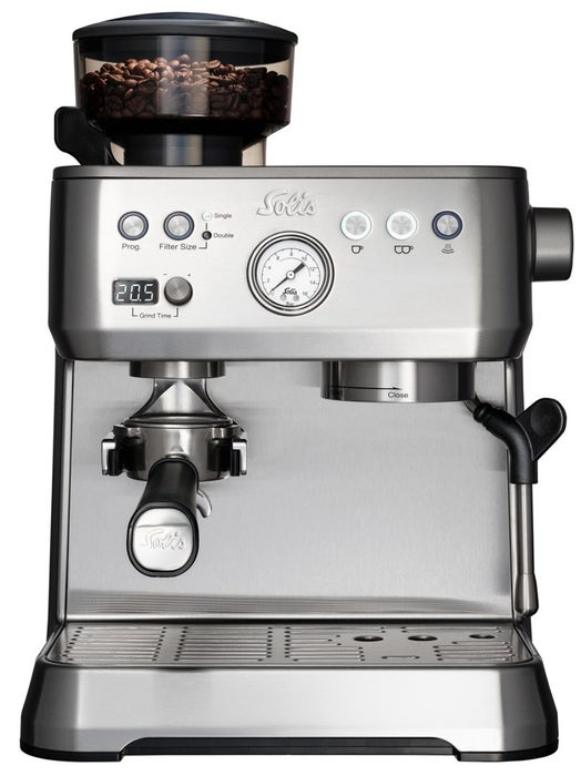 SOLIS  Grind & Infuse Perfetta (98036) - Semi automatische espressomachine - Grijs