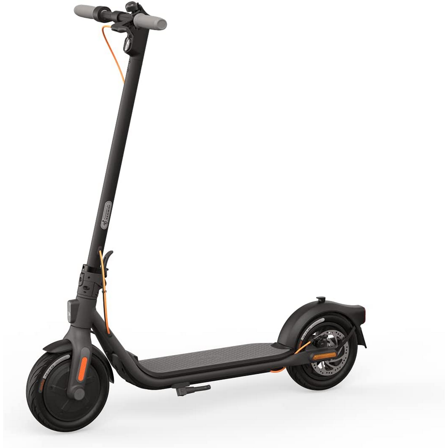 Patinete eléctrico - Segway Ninebot F30E, 300 W, Hasta 120 kg, Frenos electrónicos y de disco, Velocidad 25 km/h, Autonomía de 30 km, Negro