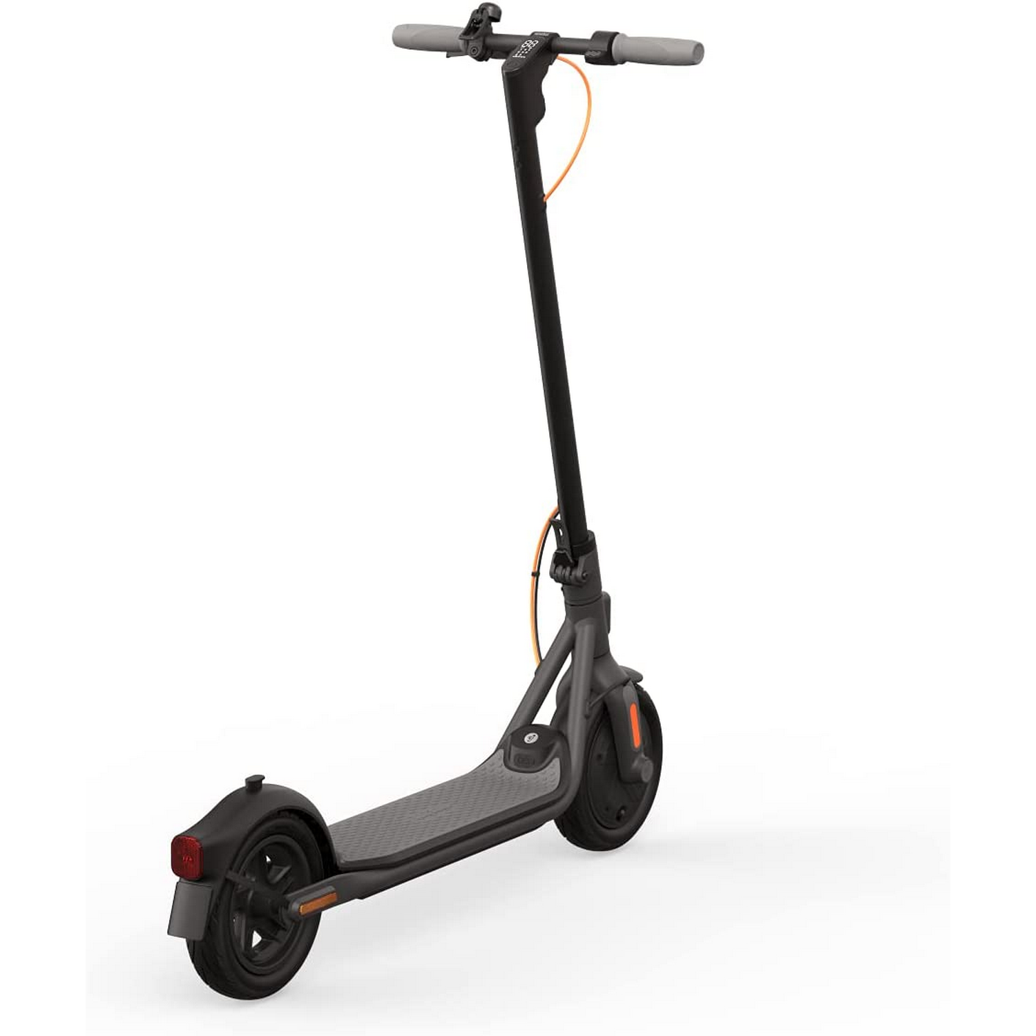 Patinete eléctrico - Segway Ninebot F30E, 300 W, Hasta 120 kg, Frenos electrónicos y de disco, Velocidad 25 km/h, Autonomía de 30 km, Negro