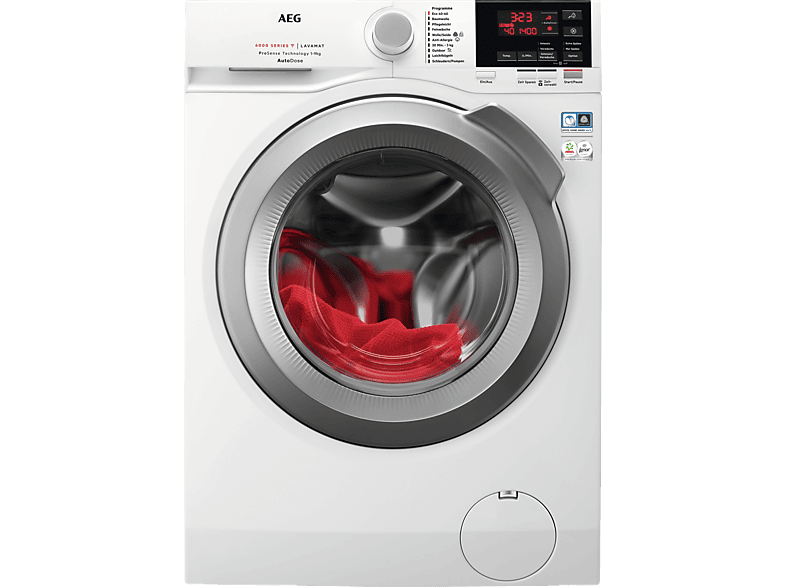 AEG L6FBD60490 Serie 6000 Waschmaschine mit (9 U/Min., kg, A) Mengenautomatik ProSense® 1351