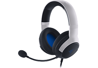 RAZER Razer Kaira X für PlayStation, Over-ear Gaming Headset Weiß/Schwarz mit blauen Details