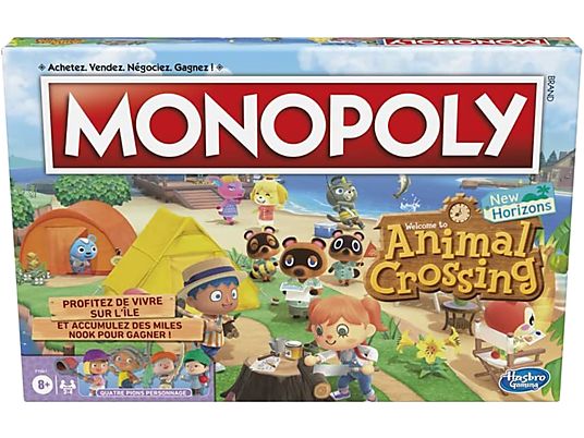 HASBRO Monopoly - Animal Crossing: New Horizons (francese) - Gioco da tavolo (Multicolore)