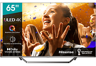 HISENSE 65U7QF 65"  4K UHD VIDAA Smart Quantum ULED televízió, 163 cm