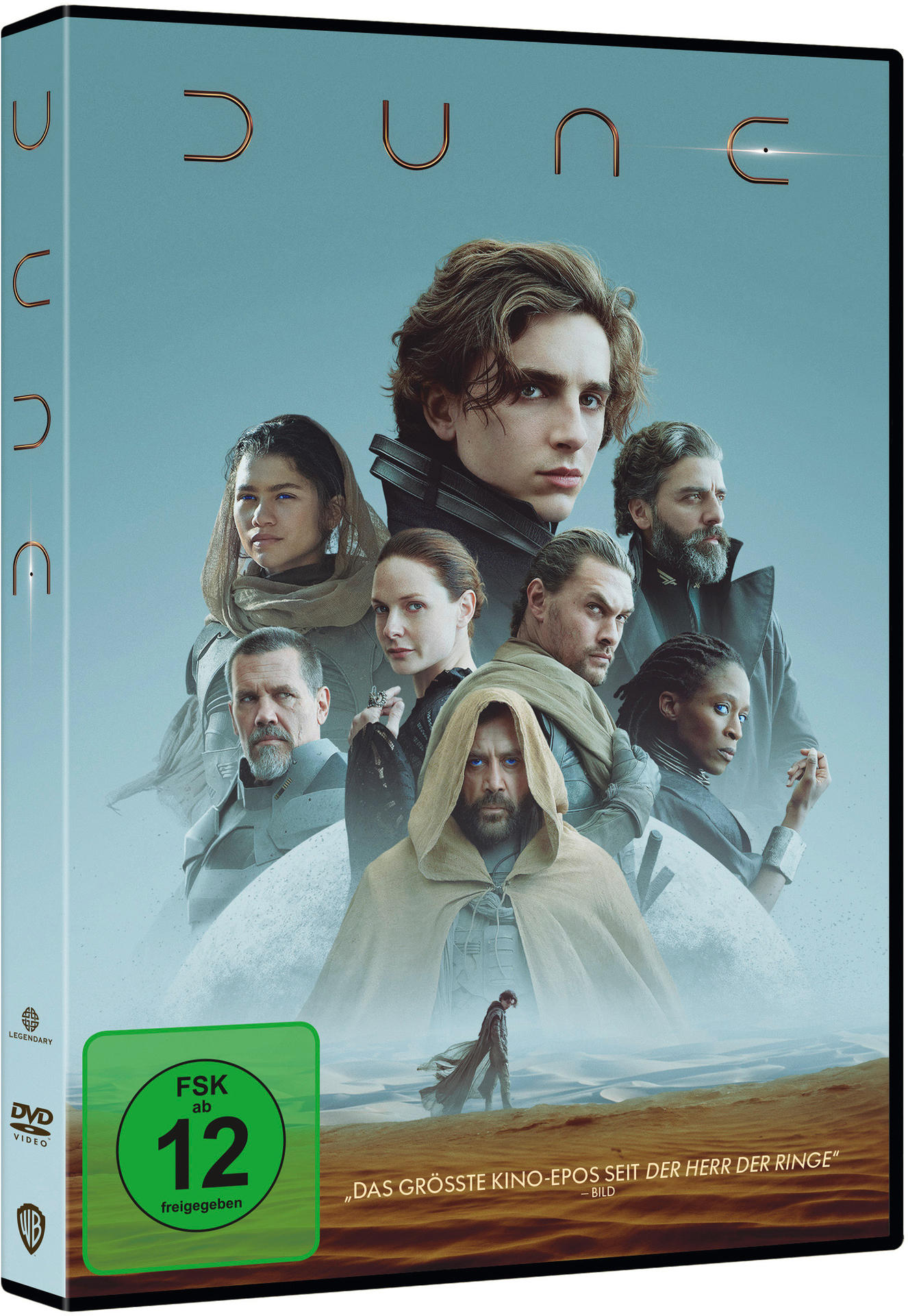 Film-DVD-Box-Set mit Film-Cast auf dem Cover, mit Text und grüner Bewertung.