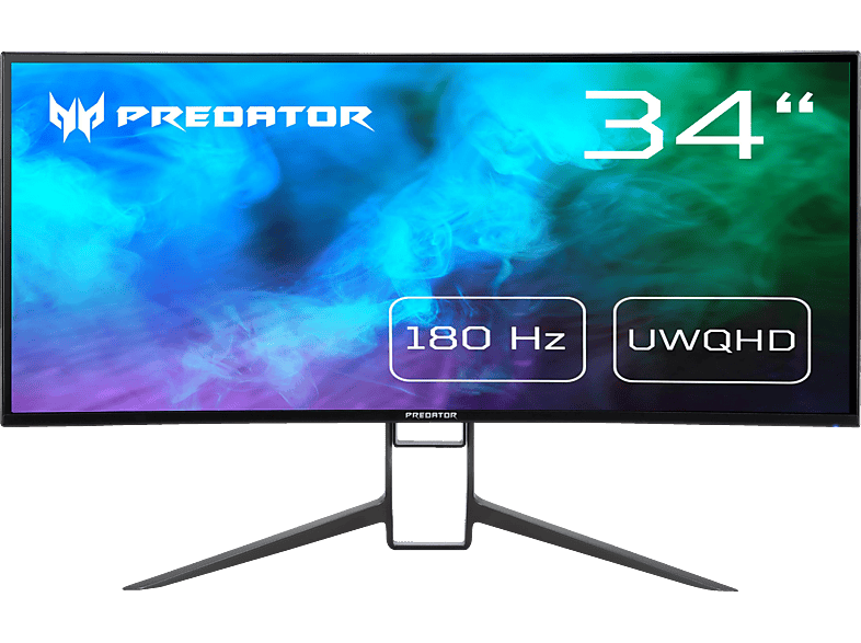 ACER 144Hz X34GS DP/Typ-C, 100Hz DisplayPort, Reaktionszeit, (1 34 MediaMarkt Zoll Overclock QHD Monitor ms | HDMI) 180Hz Gaming
