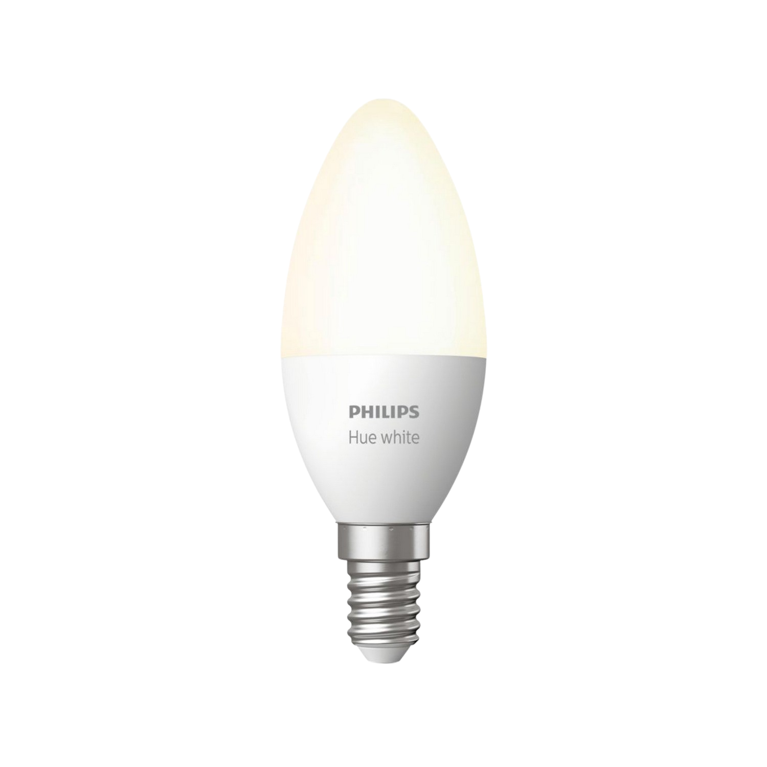 Bombilla Inteligente - Philips Hue B39 E14, Luz Cálida Regulable, 40W, Compatible con Alexa y Google Home