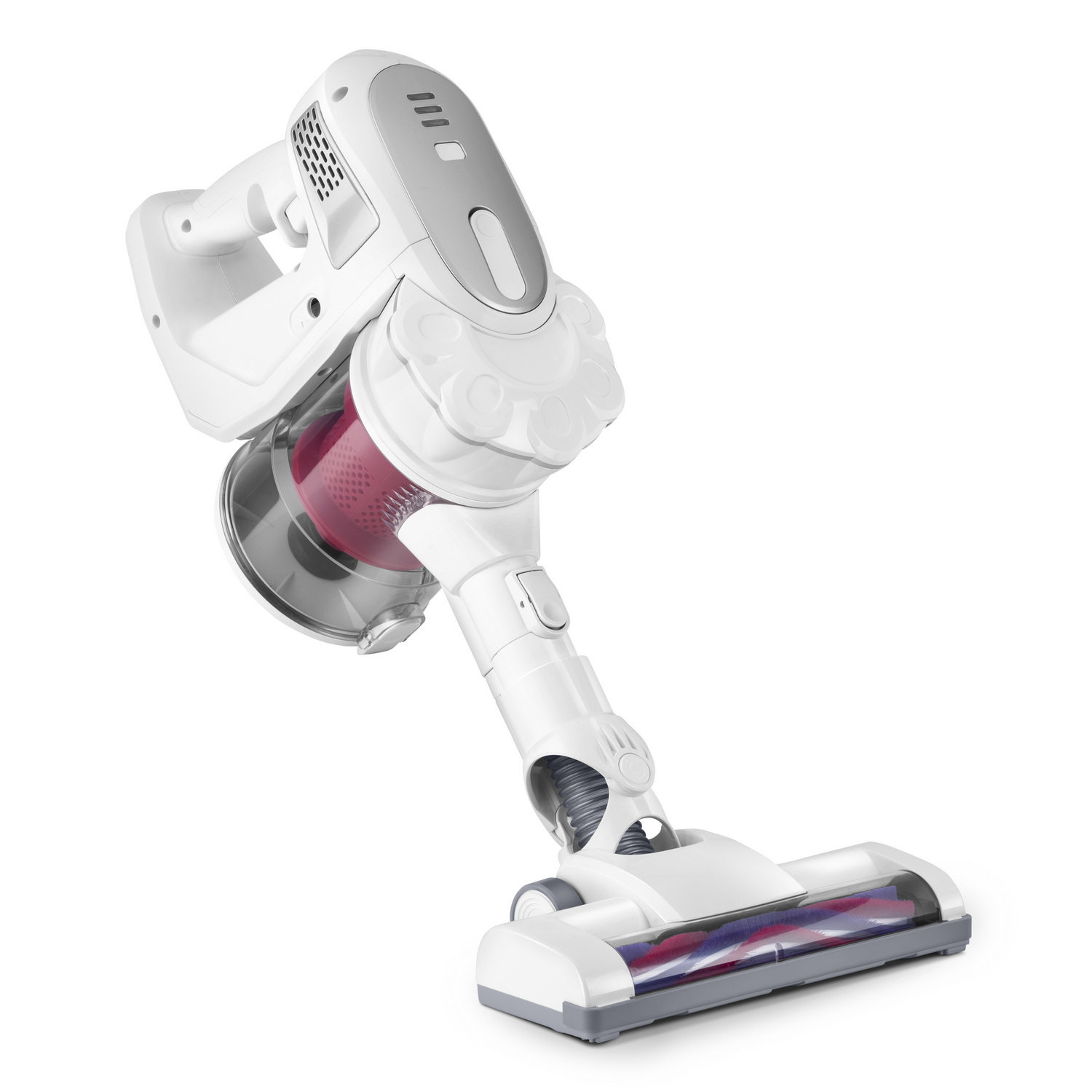Aspirador escoba - Ufesa AE4822 Sena, 2 velocidades, 0.8 l, Autonomía 40 min, Sistema ciclónico, LED, Blanco