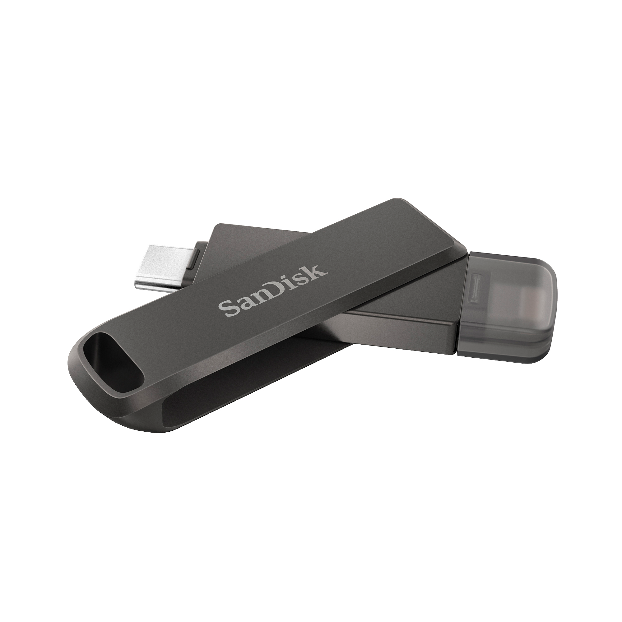 SANDISK iXpand Flash Drive Luxe 256GB - USB-C + Lightning - for iPhone, iPad, Mac, USB Type-C device USB Bellek