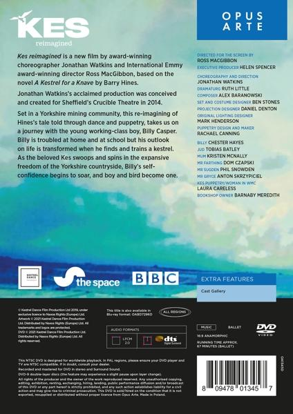 Jonathan Watkins Chester Hayes - Kes reimagined  - (DVD)