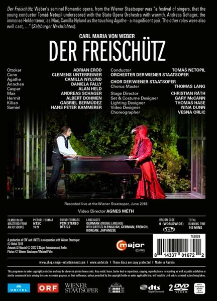 Various Artists, Orchester Der Wiener Staatsoper, Chor Der Wiener Staatsoper - Der Freischütz  - (DVD)