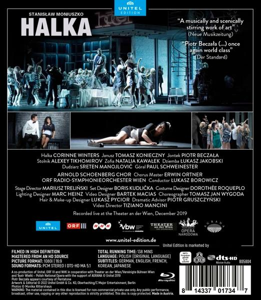 Beczala/Borowicz/ORF RSO Wien - Halka  - (Blu-ray)
