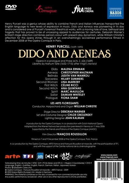 Wanroij/Ernman/Maltman/Summers/Christie/+ - Dido and Aeneas  - (DVD)