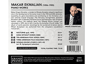 Mikael Ayrapetyan - Piano Works  - (CD)