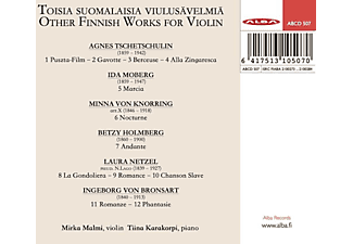 Malmi,Mirka/Karakorpi,Tiina - Other Finnish Works For Violin  - (CD)