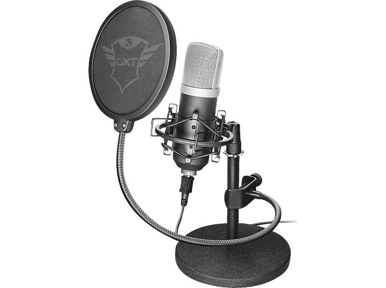 Neu in dieser Saison! TRUST GXT 252 Studio-Mikrofon, Schwarz Emita USB