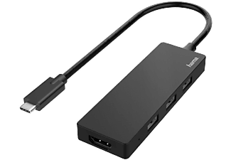 HAMA 200113 USB-C 4-poorts Multiport Adapter