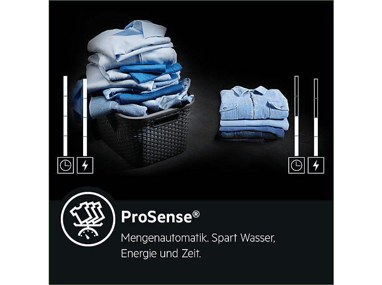 Thumbnail - AEG L7FEF77480 Serie 7000 mit ProSteam Dampfprogramm Waschmaschine (8 kg, 1351 U/Min., B)