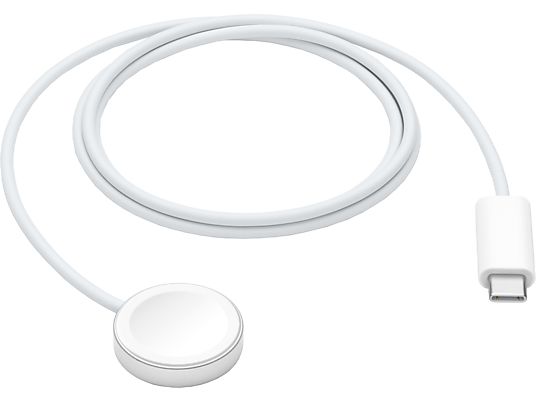 APPLE Watch - Magnetisches Schnellladegerät auf USB‑C Kabel (Weiss)