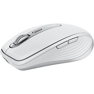 Ratón inalámbrico - Logitech MX ANYWHERE 3, Para Mac, 4000 ppp, Bluetooth, Carga rápida, Botones personalizables, Blanco