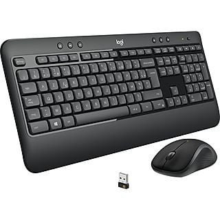 LOGITECH Draadloos toetsenbord + Draadloze muis MK540 Advanced AZERTY Zwart (920-008678)