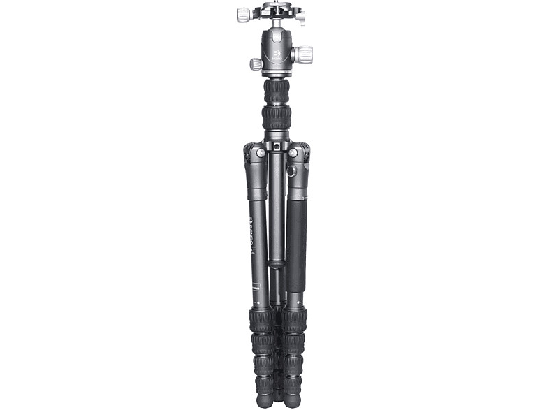 Benro Stativ Bat 05A mit VX20 Kugelkopf, Aluminium, Höhe bis 141.3cm, 10kg Zuladung, Grau — Foto 3 von 3
