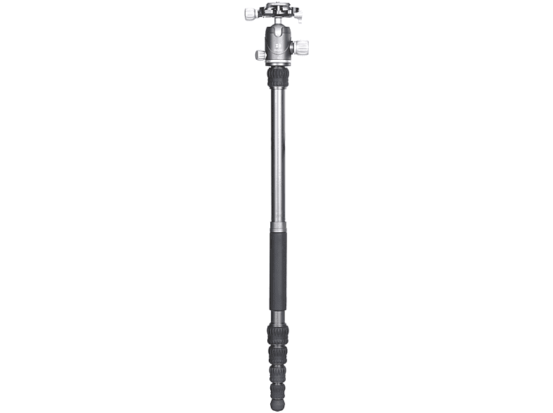 Benro Stativ Bat 05A mit VX20 Kugelkopf, Aluminium, Höhe bis 141.3cm, 10kg Zuladung, Grau — Foto 2 von 3