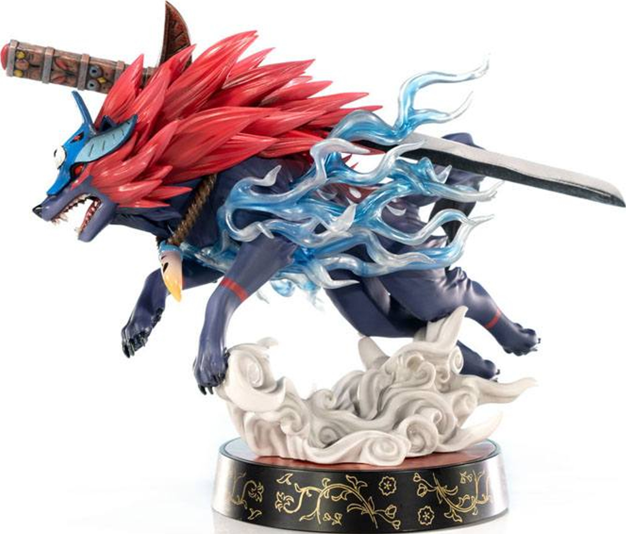 FIRST 4 FIGURE Okami - Oki (forme de loup) - statue (Multicolore)