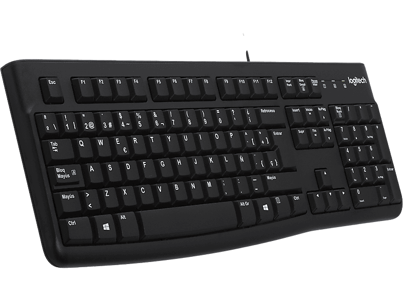 Teclado USB para Computador y Portatil Suave Negro