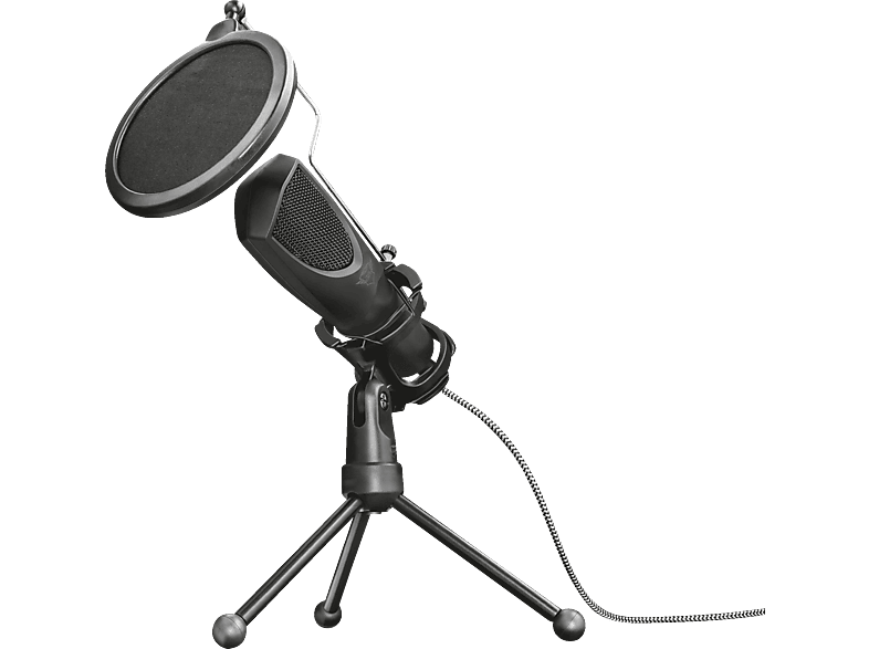 Schwarz - GXT Mantis USB-Streaming Mikrofon TRUST 232