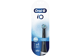 ORAL B iO Ultimate Clean Diş Fırçası Yedek Başlık 4'lü Siyah_0