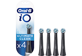 ORAL B iO Ultimate Clean Diş Fırçası Yedek Başlık 4'lü Siyah_1