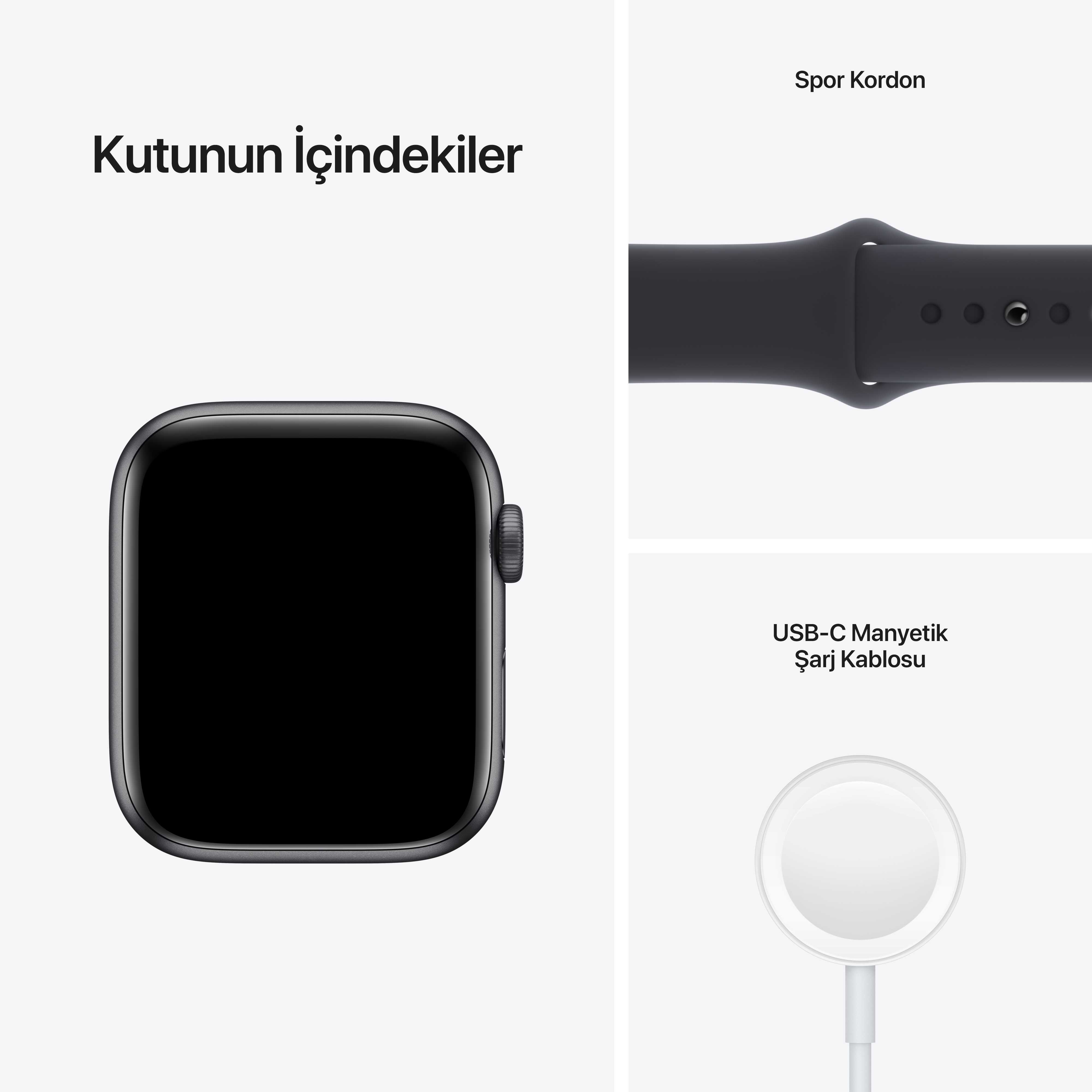 APPLE Watch Nike SE 1.Nesil GPS, 40mm Gümüş Aluminyum Kasa ve Saf